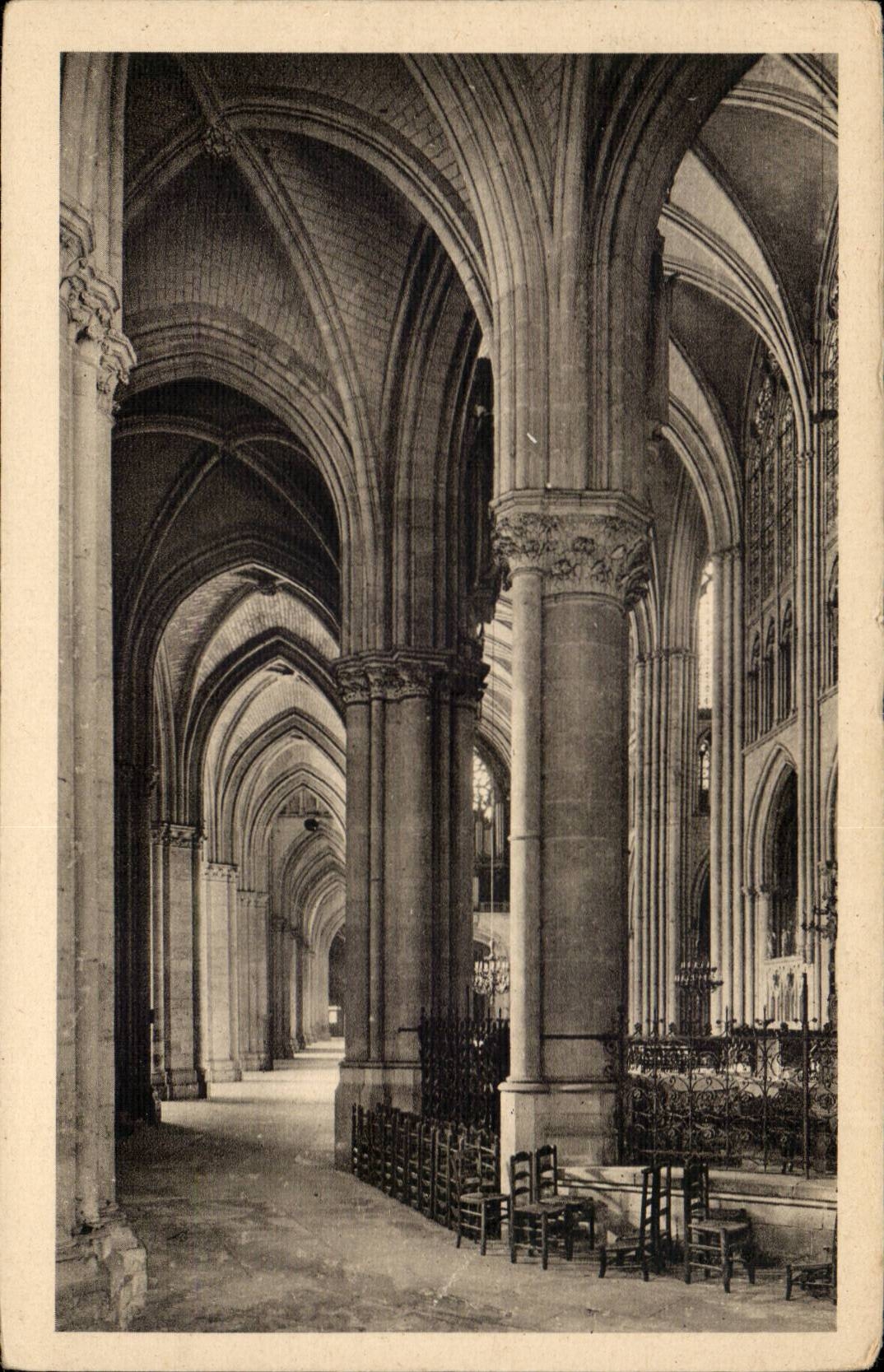 Troyes CPA the cathedral Circumference of the chorus and side aisle