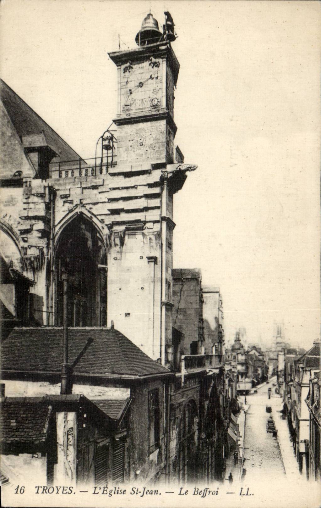 Troyes CPA Church Saint Jean the belfry