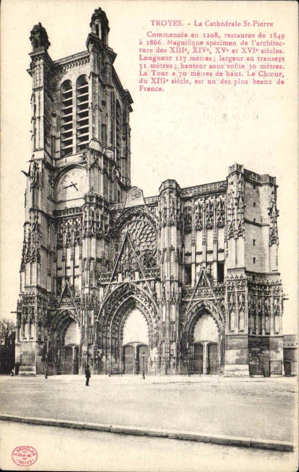 Troyes CPA Cathedral Saint Pierre