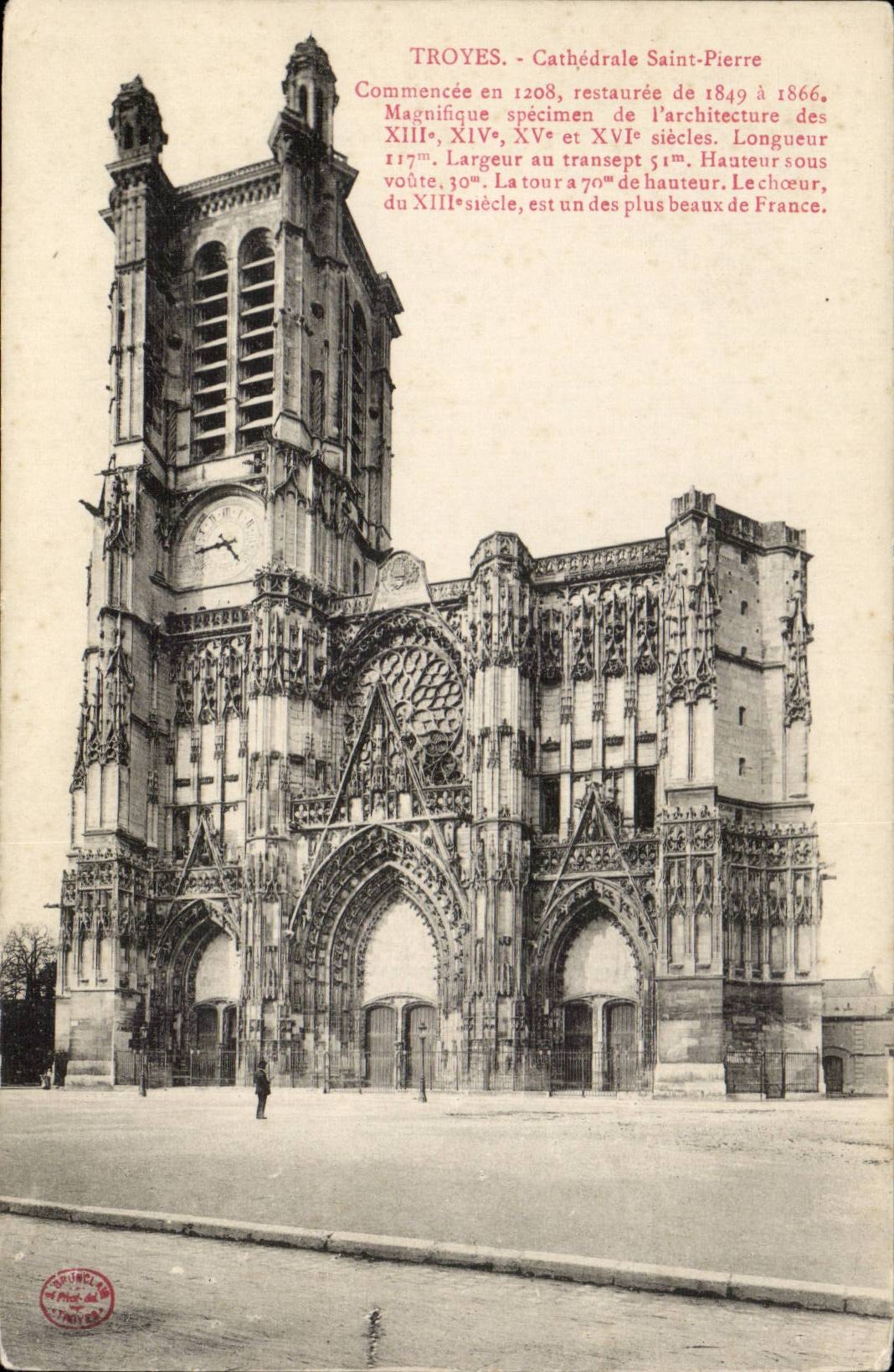 Troyes CPA Cathedral Saint Pierre