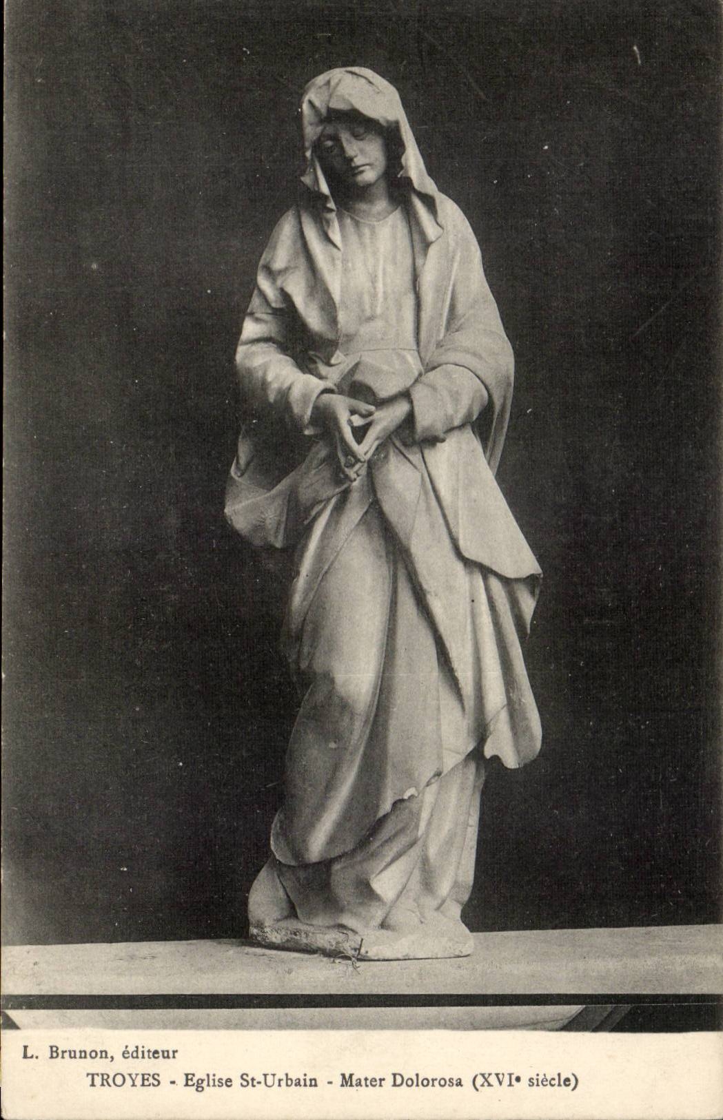 Troyes CPA Church Saint Urbain MATER Dolorosa