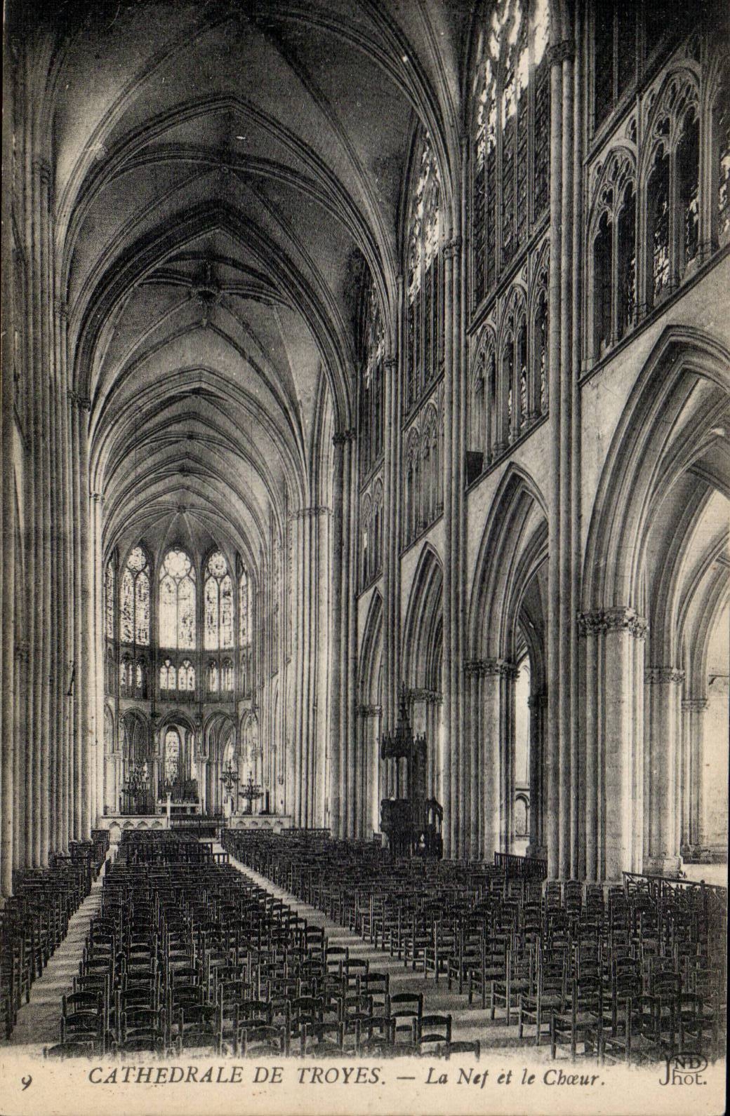 Troyes CPA Cathedral the nave and chorus