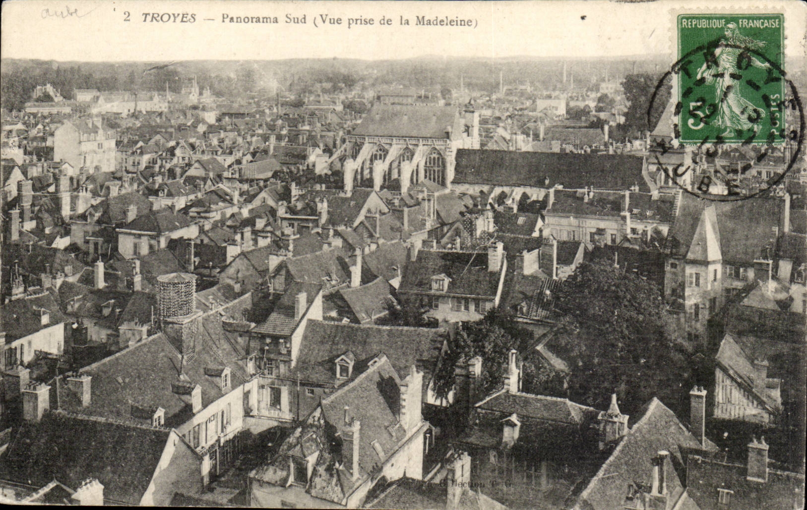 TRoyes CPA Southern Panorama (seen from of the Madeleine)