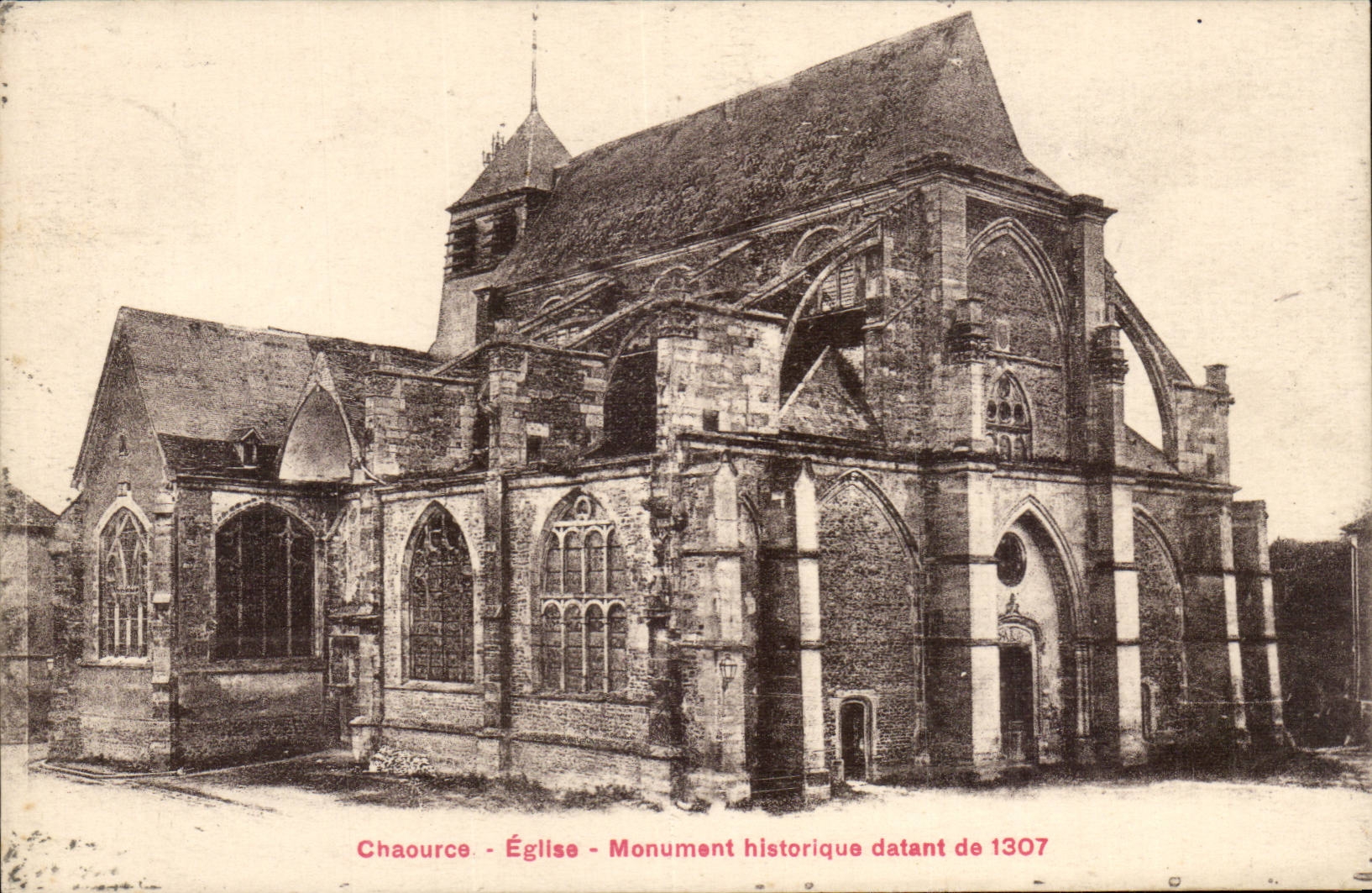 Chaource CPA Eglise goes back to 1307