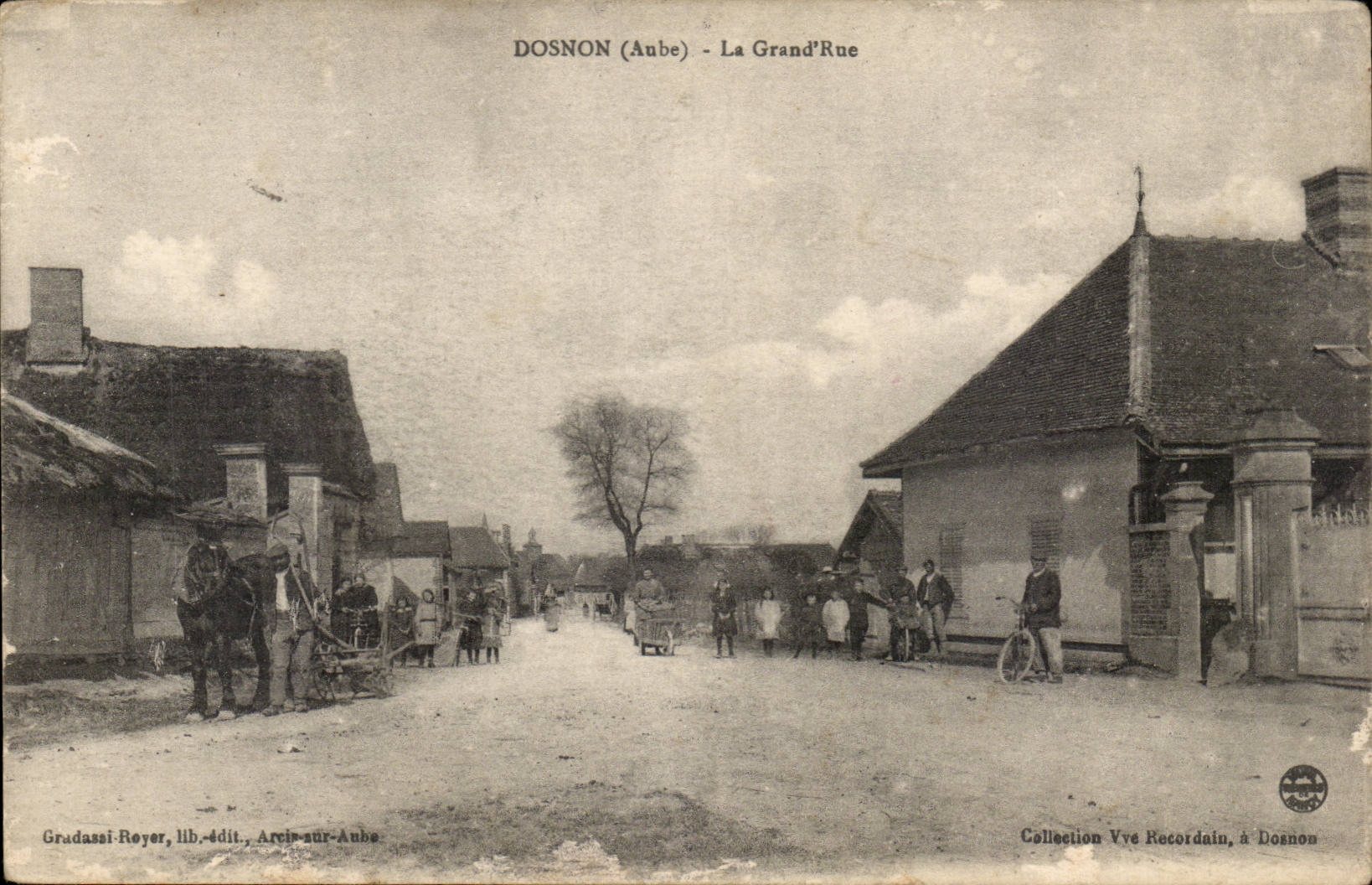 Dosnon - Hauptstrasse - CPA