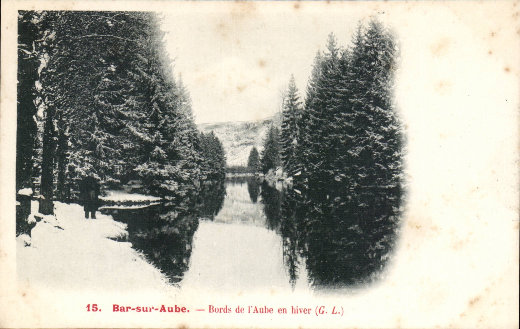 Bar on Paddle - Edges of the Paddle in winter - CPA