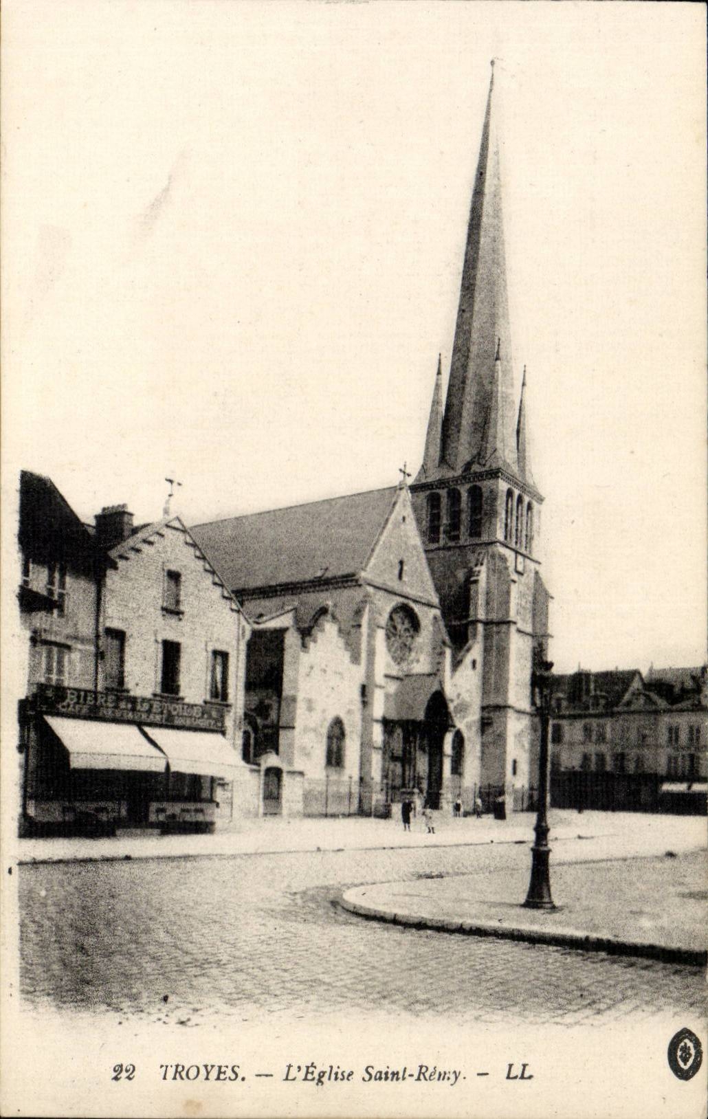 Troyes - Egise Saint Remy - CPA