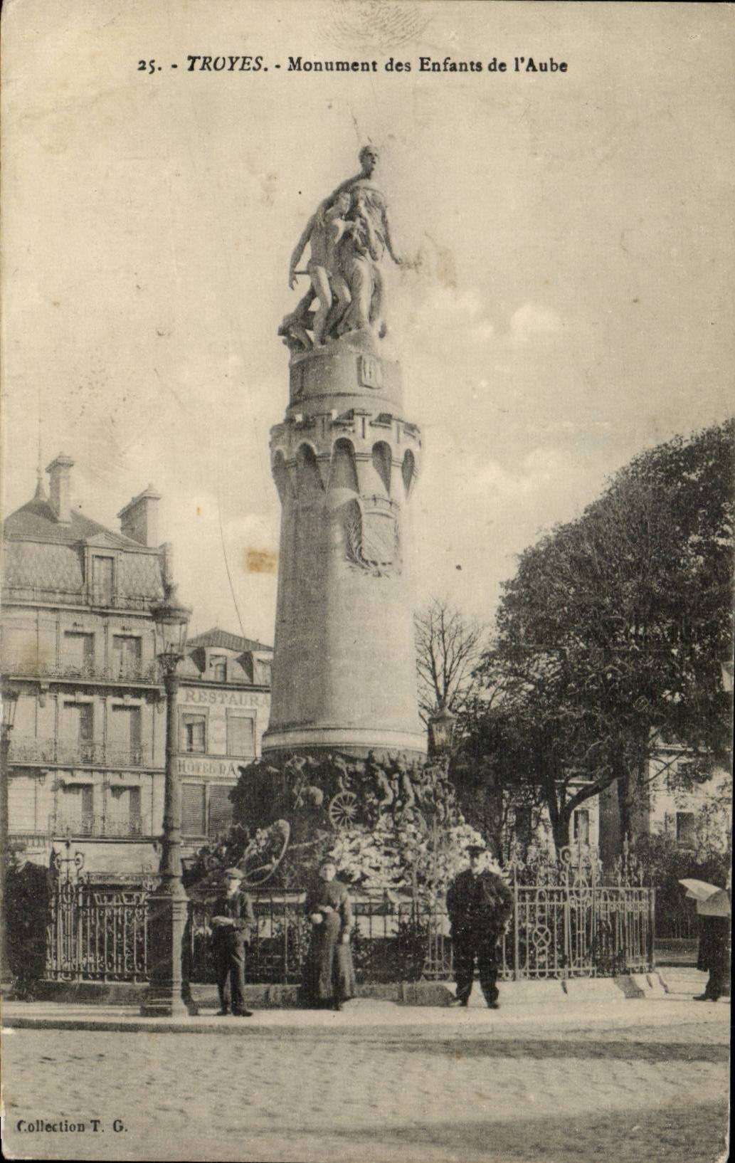 Troyes - Monument of the Children of the Paddle - CPA