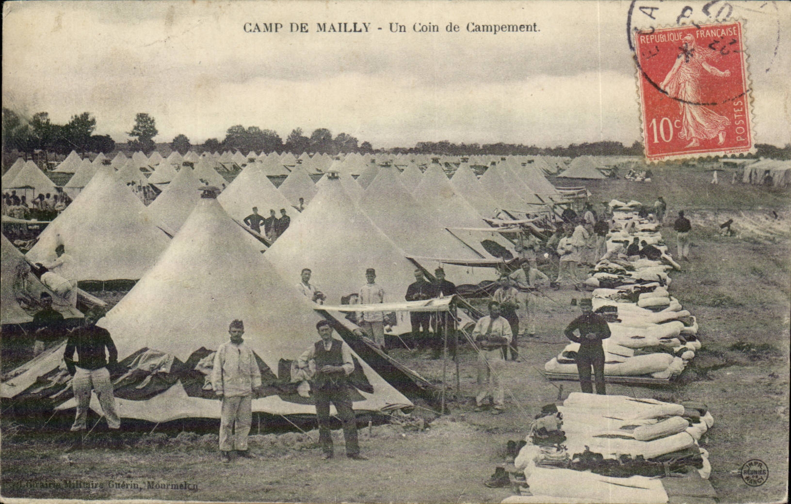 Mailly the Camp - a Corner of Camping CPA