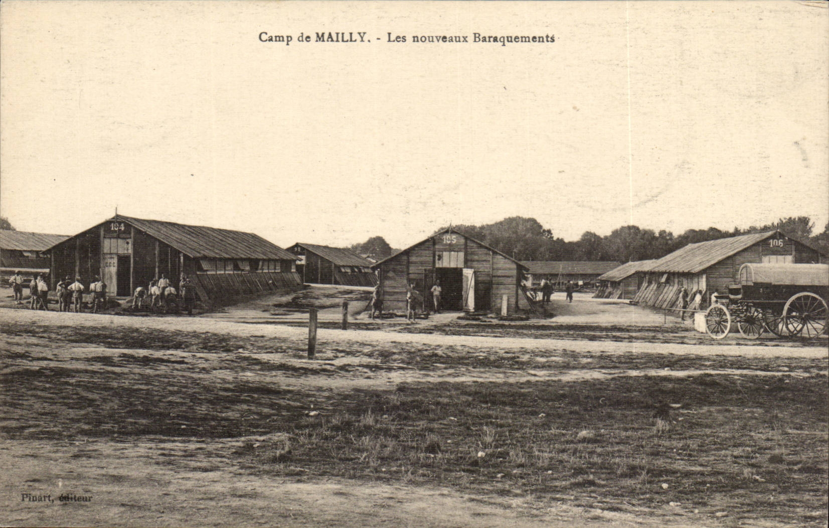 Camp of Mailly - New Hutments - CPA