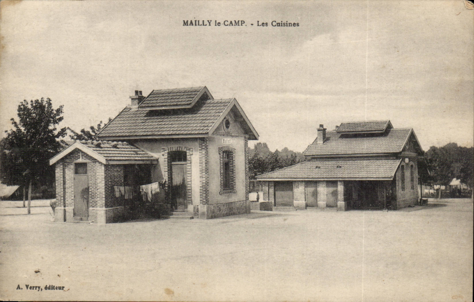 Camp of Mailly - Kitchens - CPA