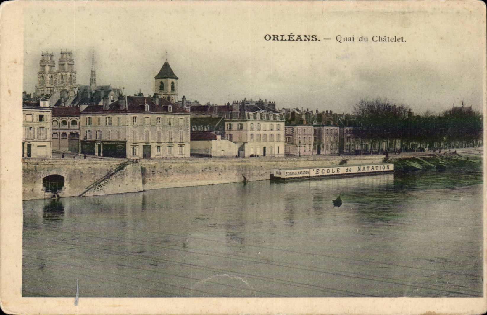 Orleans - Quay of Chatelet - CPA