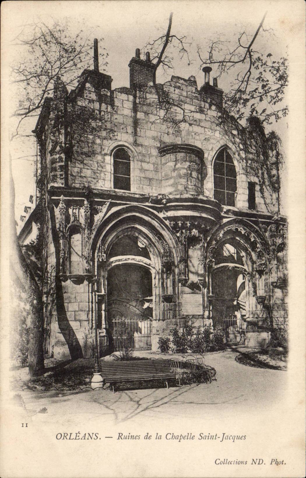 Orleans - Ruins of the Vault Saint Jacques - CPA