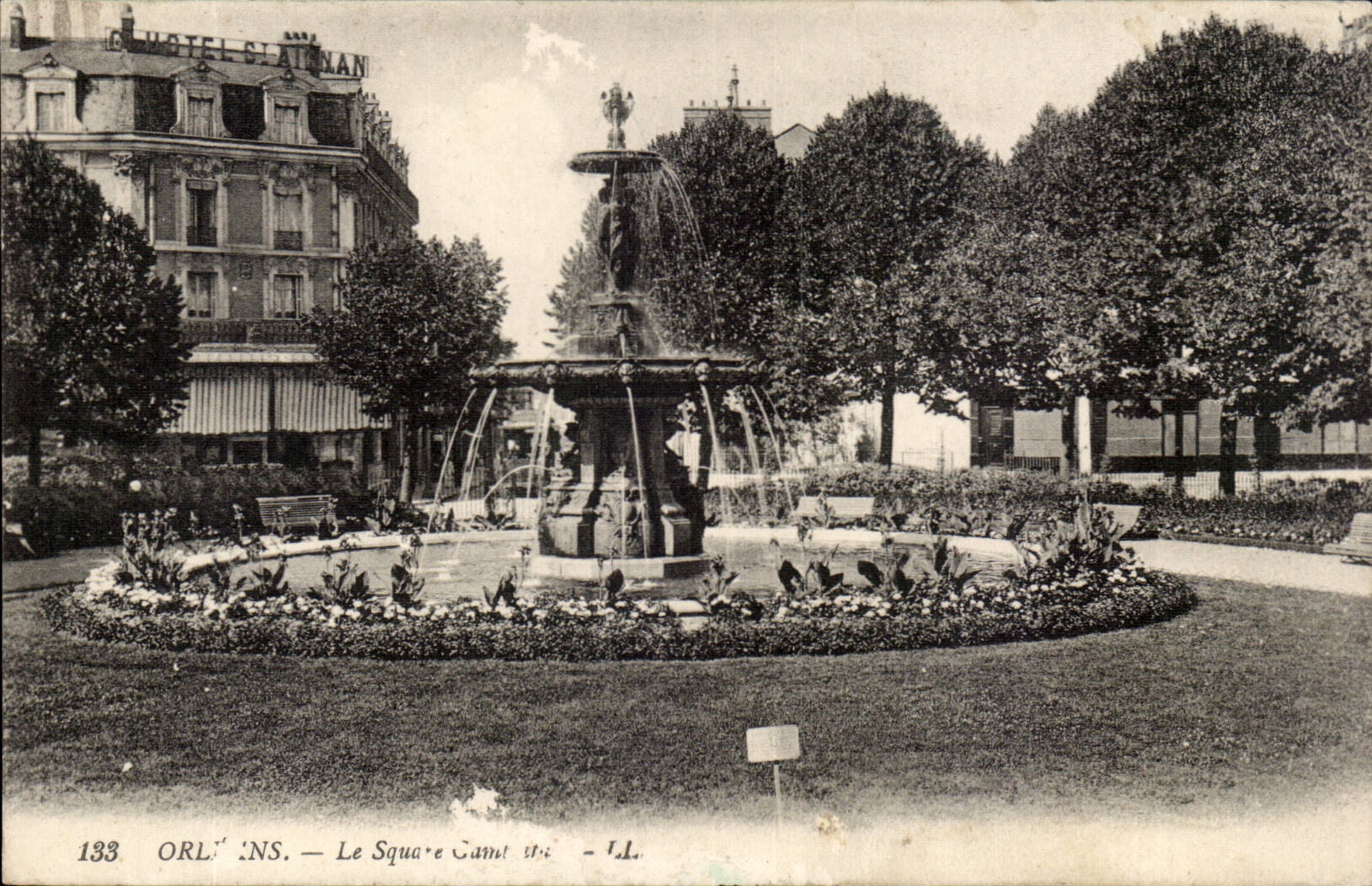 Orleans - the Public garden - CPA