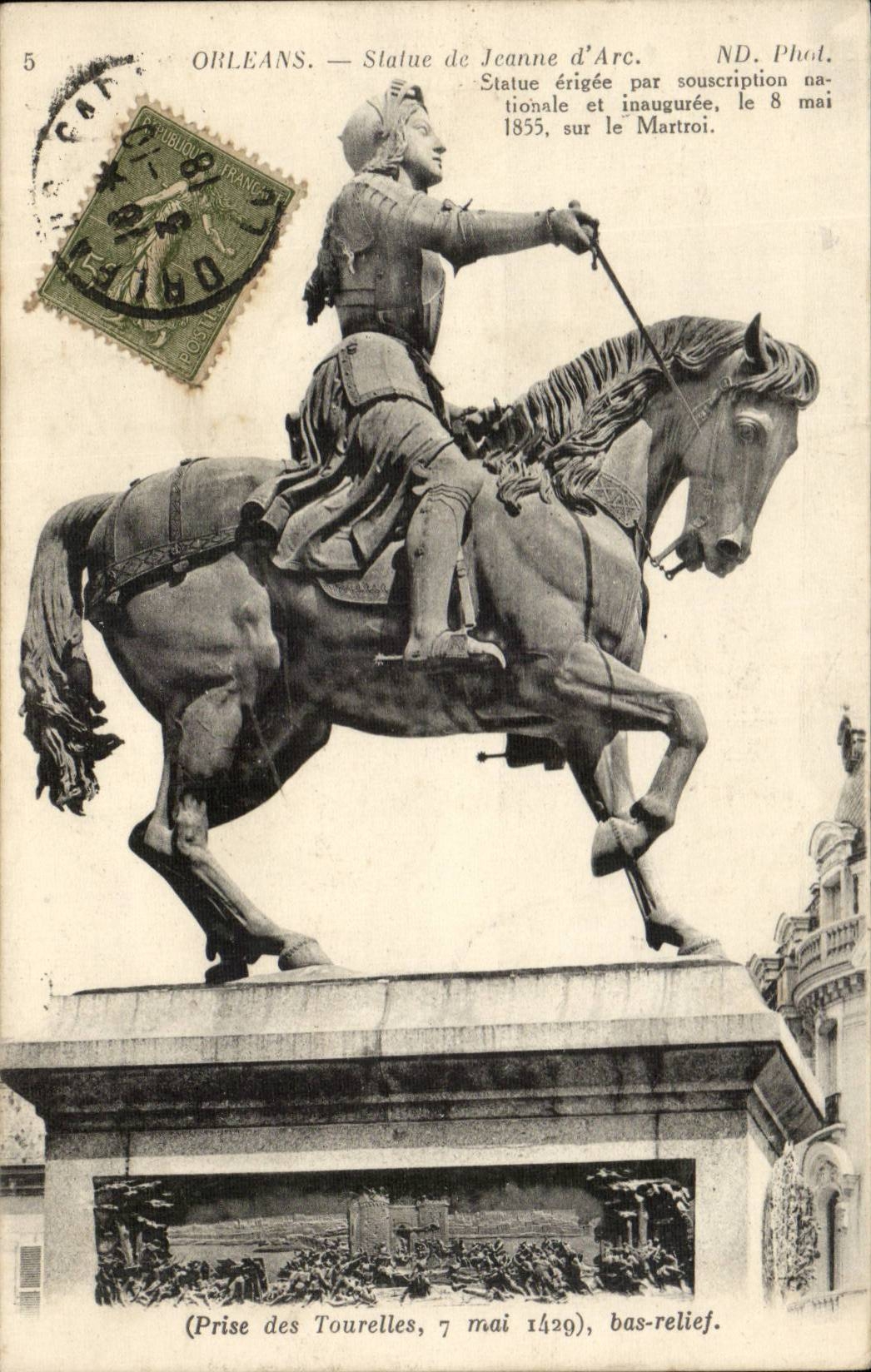 Orleans cPA Statue of Jeanne of arc