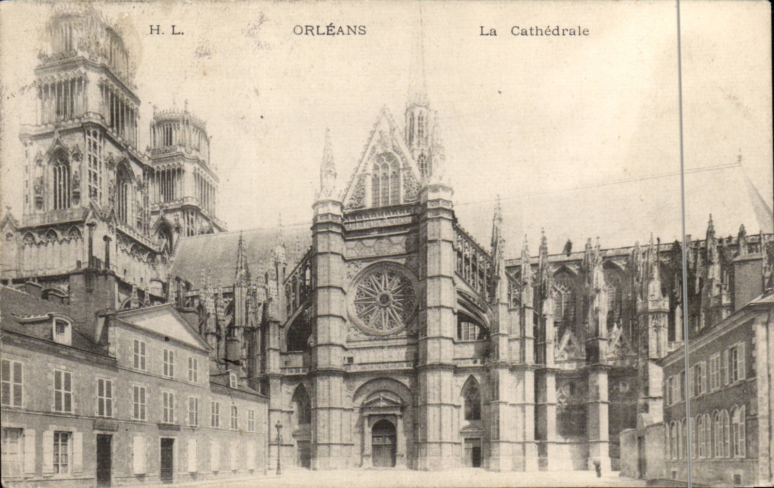 Orleans - the Cathedral - CPA