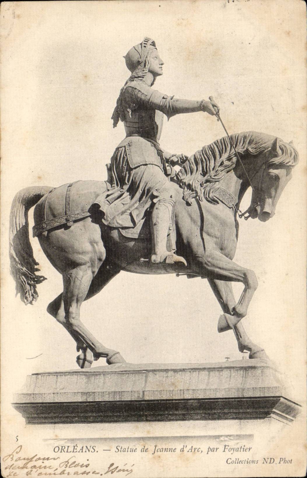 Orleans - Statue Jeanne D' Arc - CPA