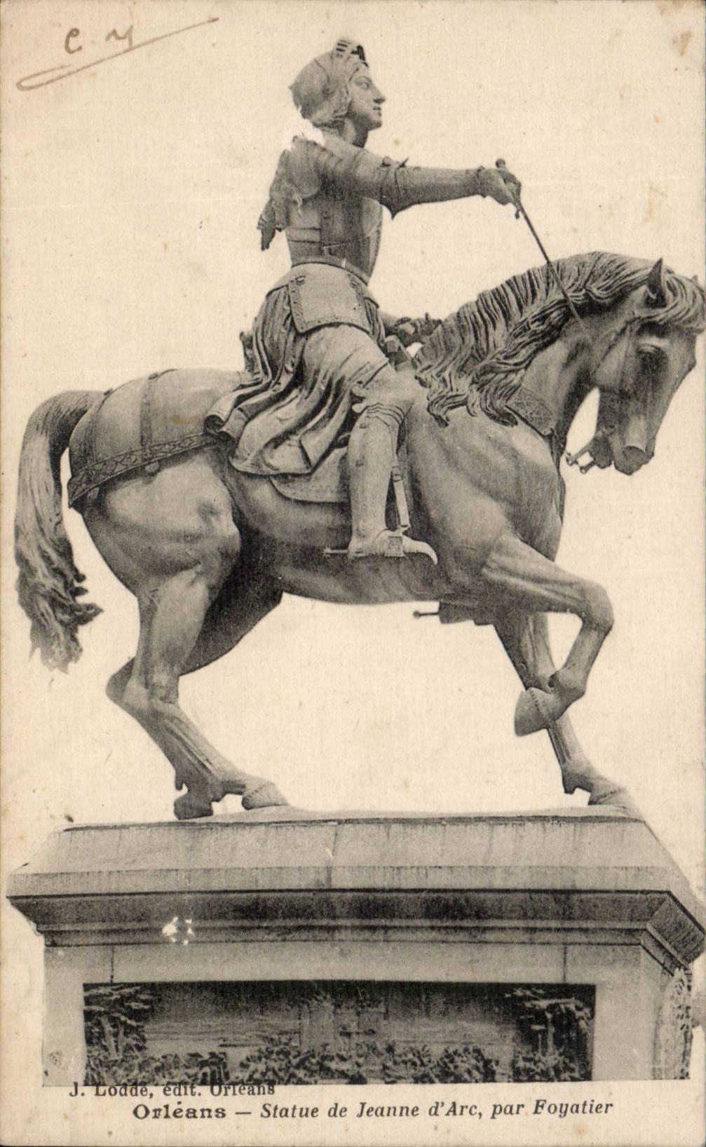 Orleans - Statue of Jeanne d' Arc - CPA