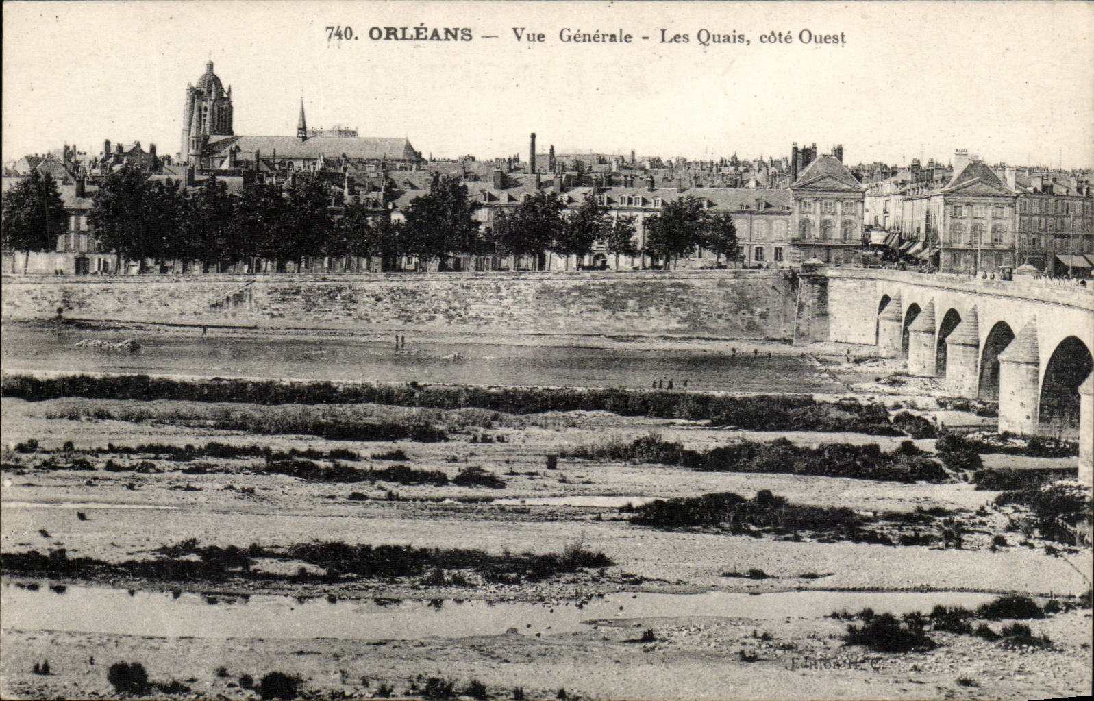 Orleans - View - the Quays dimensions Western - CPA