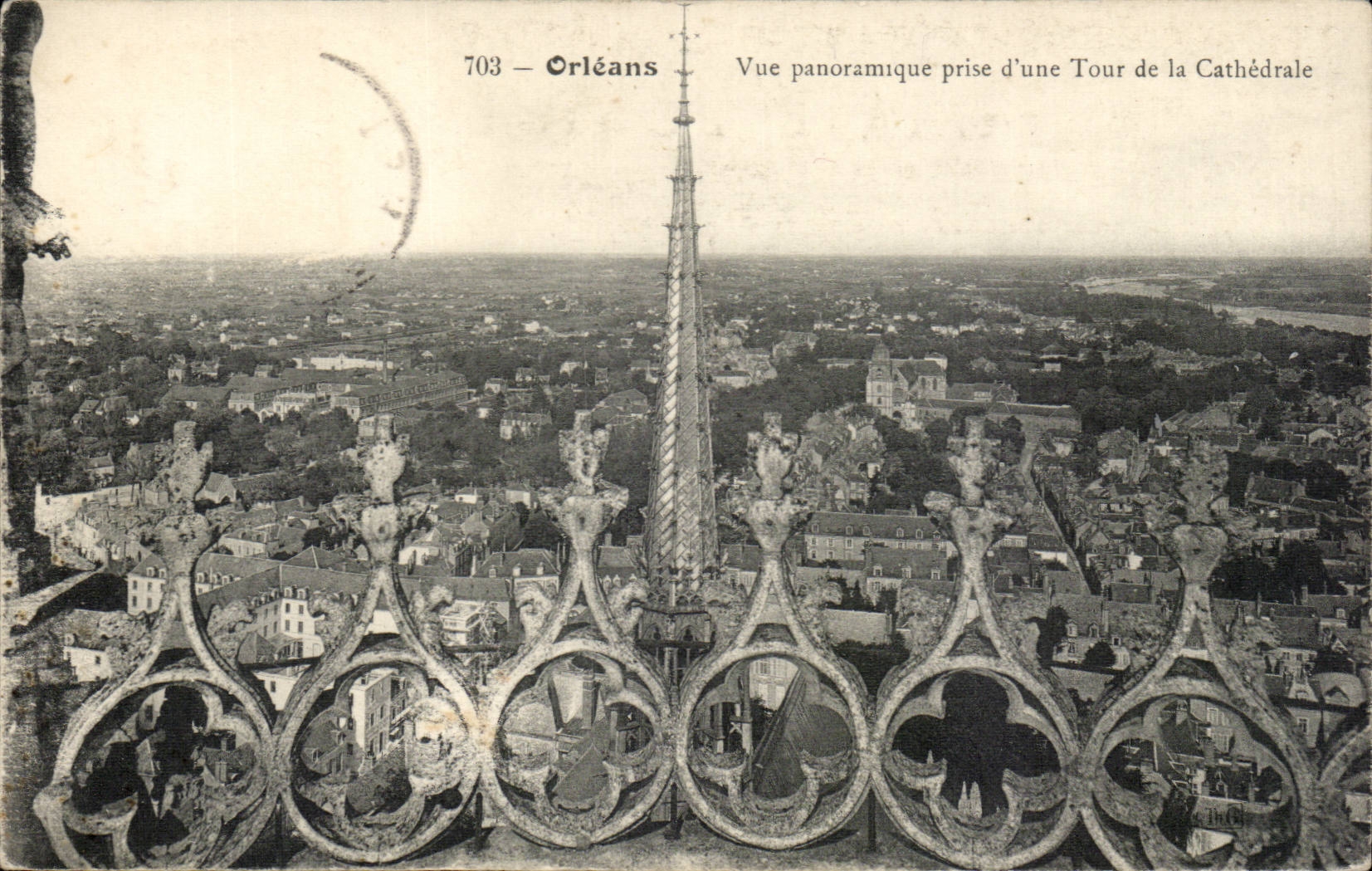 Orleans - Panoramic View taken Tower of the Cathedral - CPA