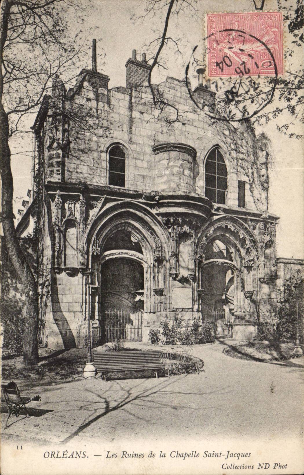 Orleans CPA ruins of the vault Saint Jacques