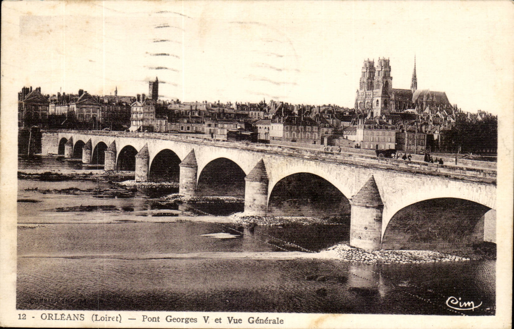 Orleans CPA Bridge Georges V and View