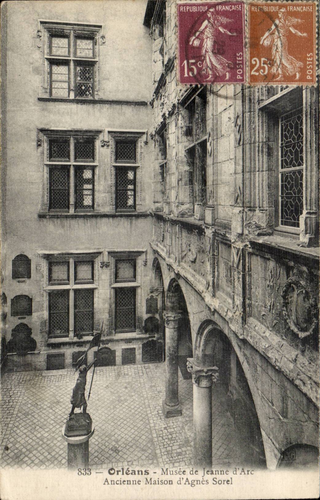 Orleans CPA House of Jeanne of arc Old house of Agnes Sorel