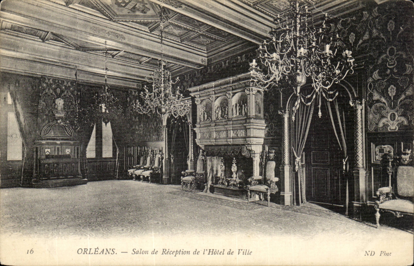 Orleans CPA Reception room of the town hall