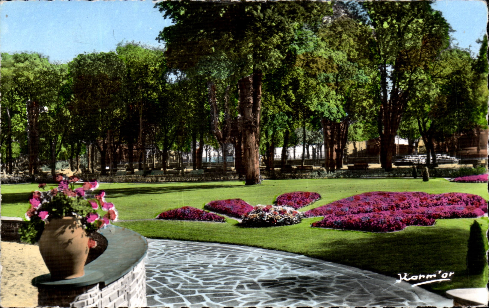 Orleans CPA Entreed of the botanical garden on the rosery