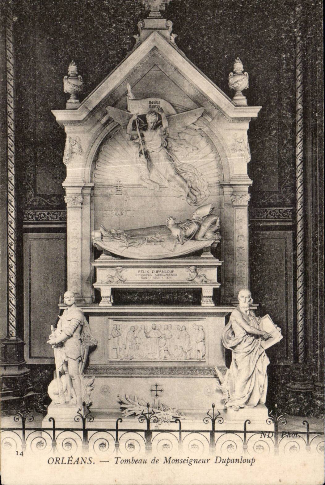 Orleans CPA Tomb of Monseigneur Dupanloup
