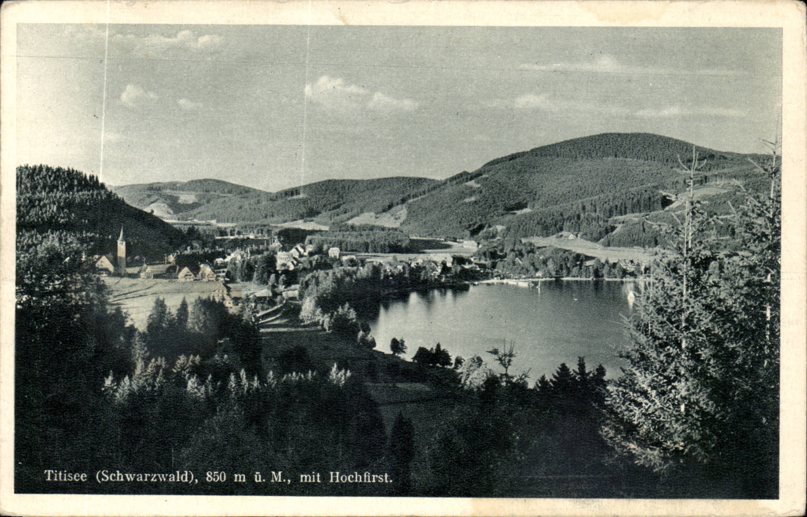 CPA Titisee Schwarzwald mit Hochfirst