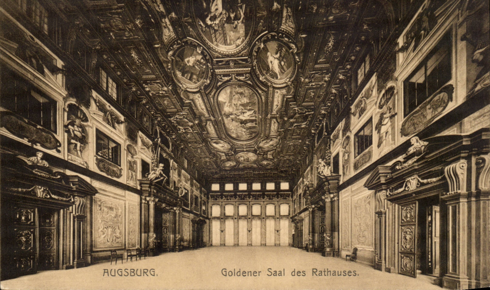 CPA Augsburg Goldener Saal des Rathauses