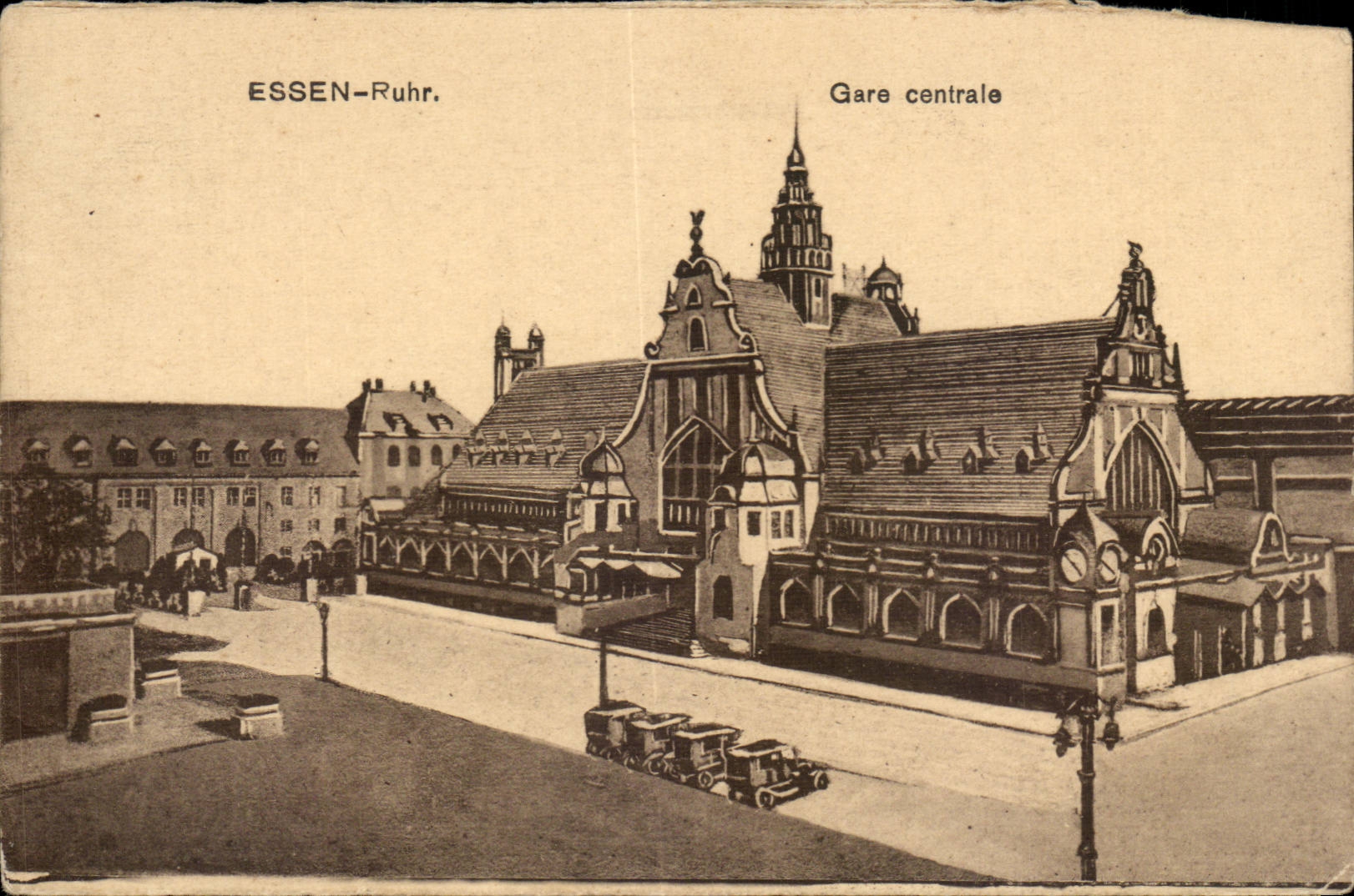 CPA Essen Central station