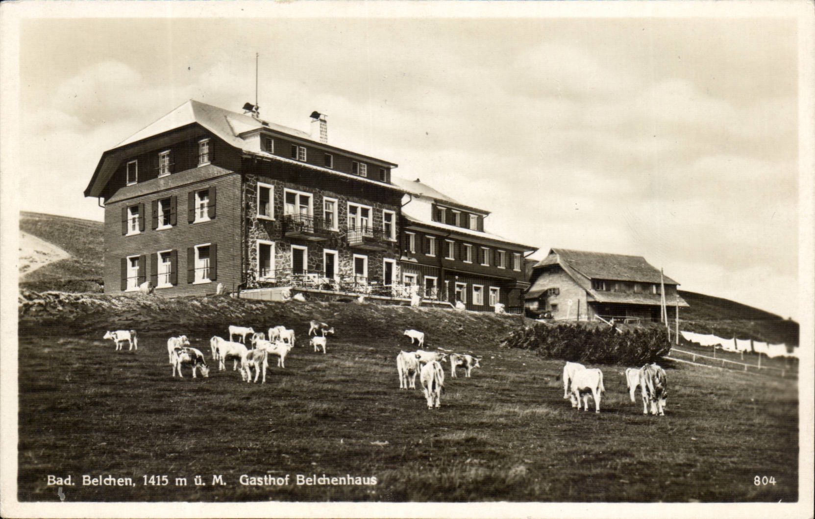 CPA Bad Belchen Gasthof Belchenhaus