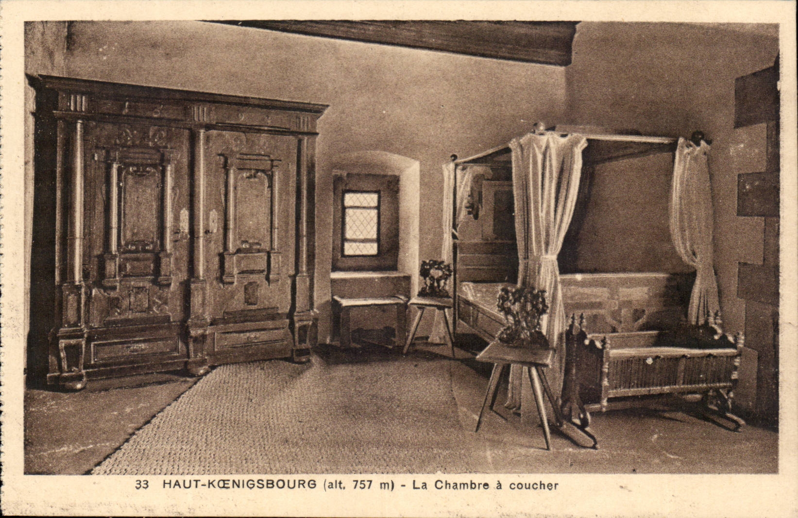 High Koenigsbourg CPA the room has to sleep