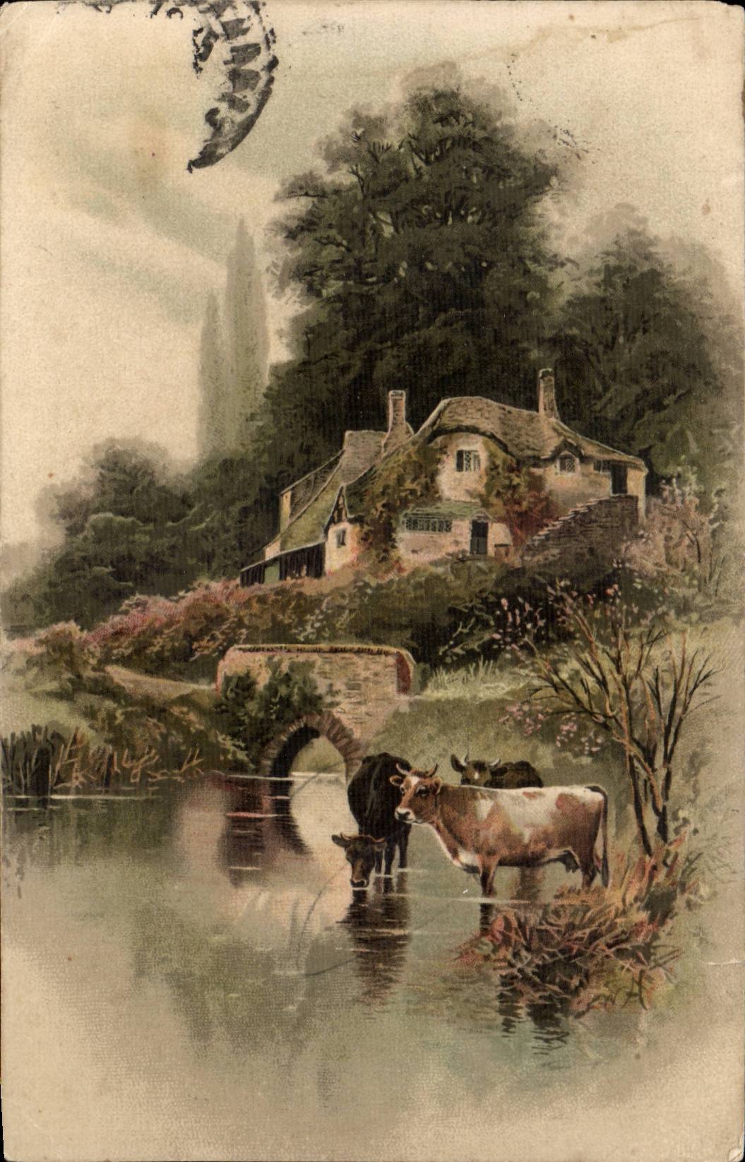 CPA Fantasy Village and cows