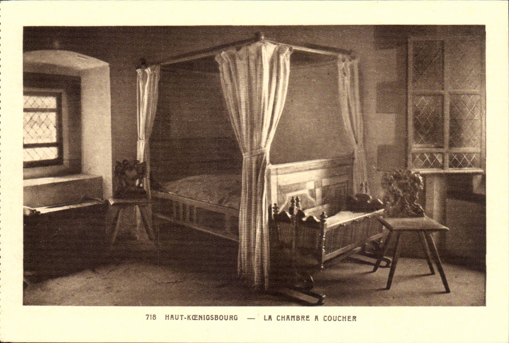 High Koenigsbourg CPA the room has to sleep