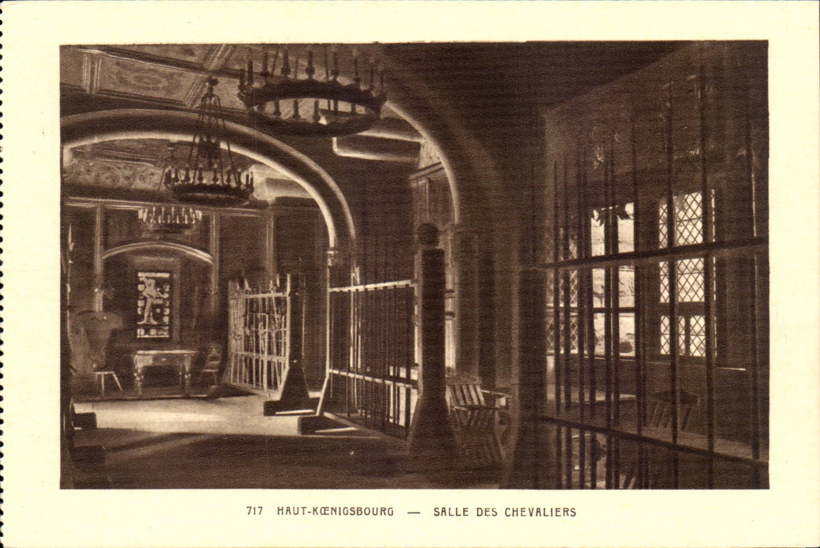 High Koenigsbourg CPA Room of the knights