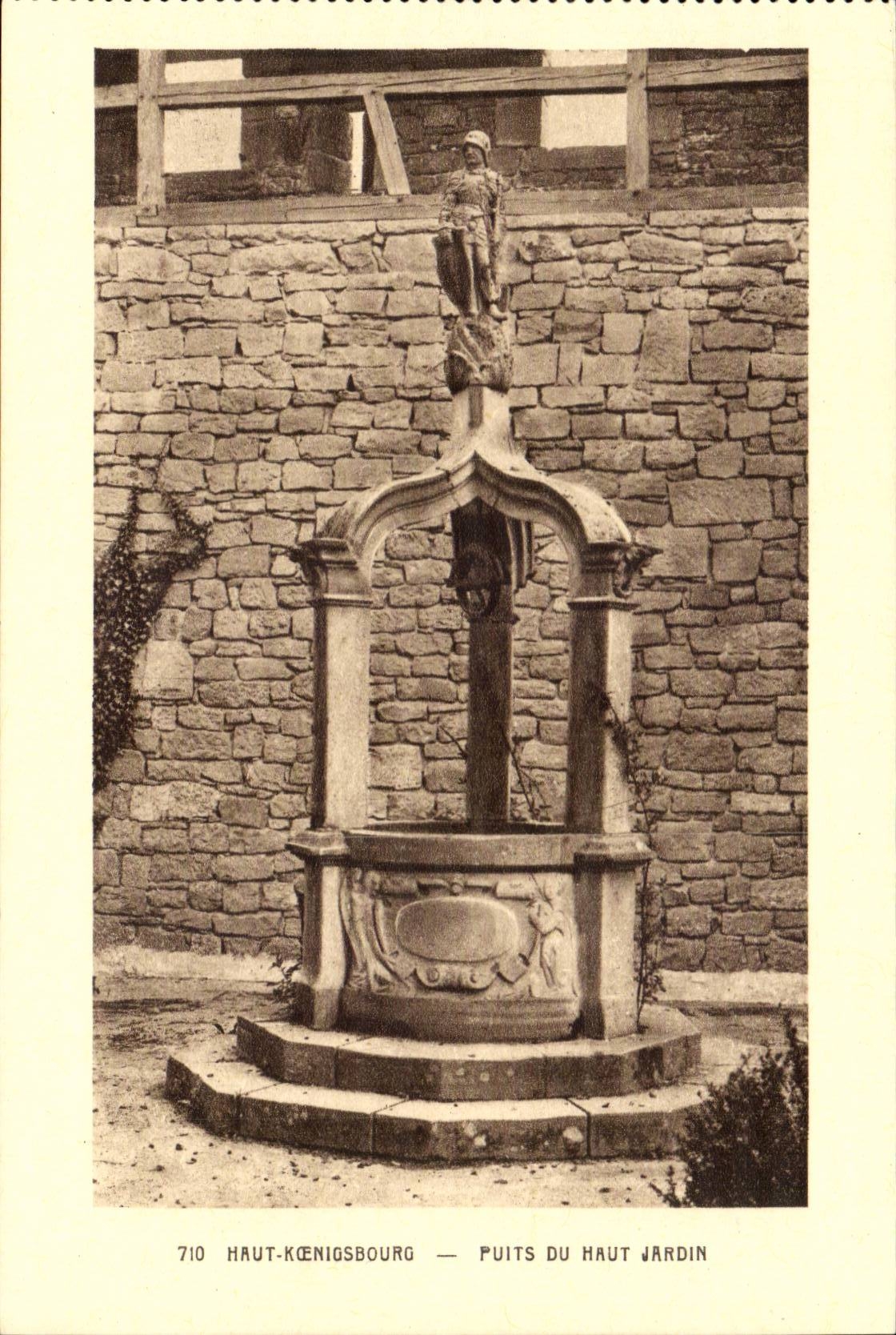 High Koenigsbourg CPA Well of the high garden