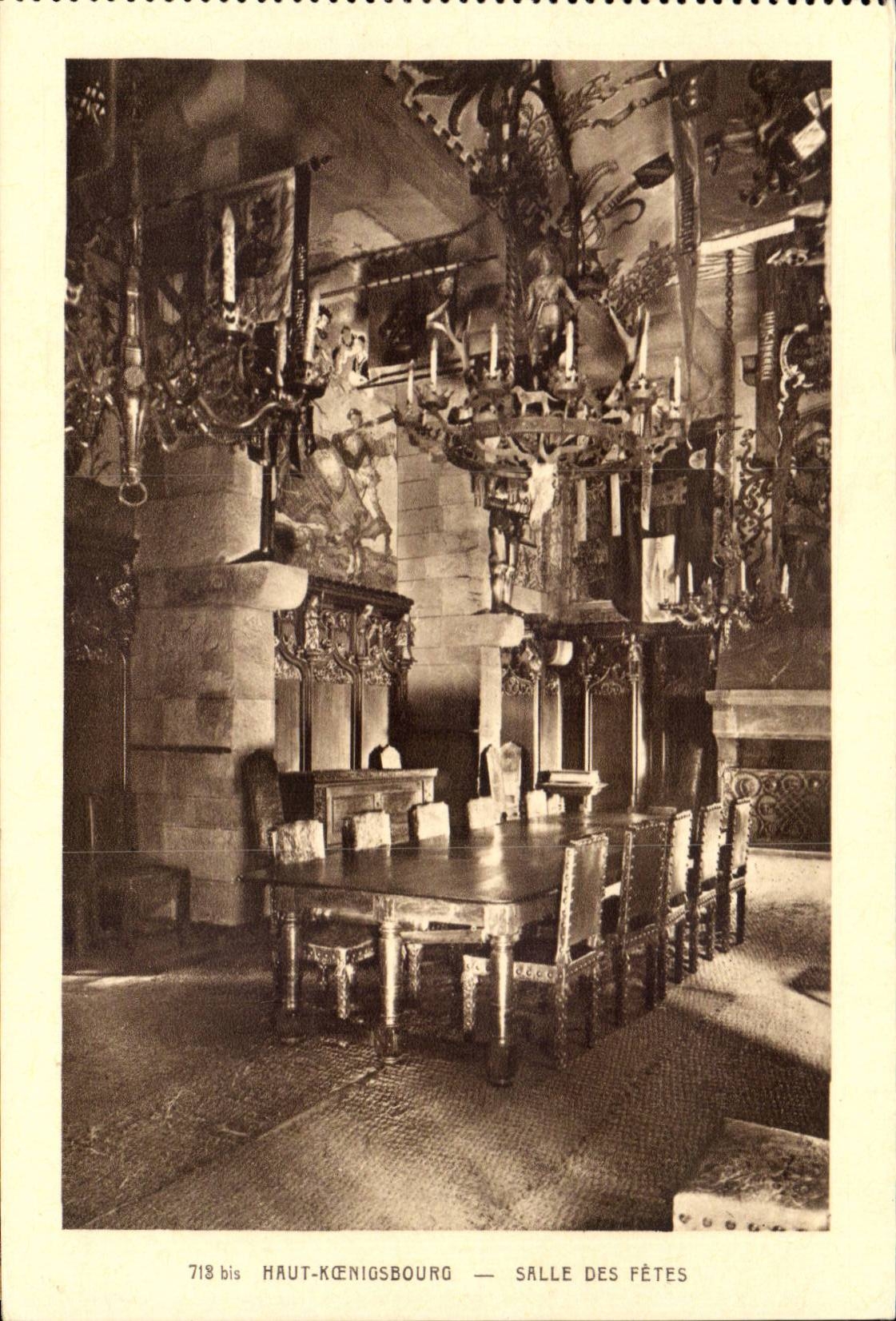 High Koenigsbourg CPA the village hall