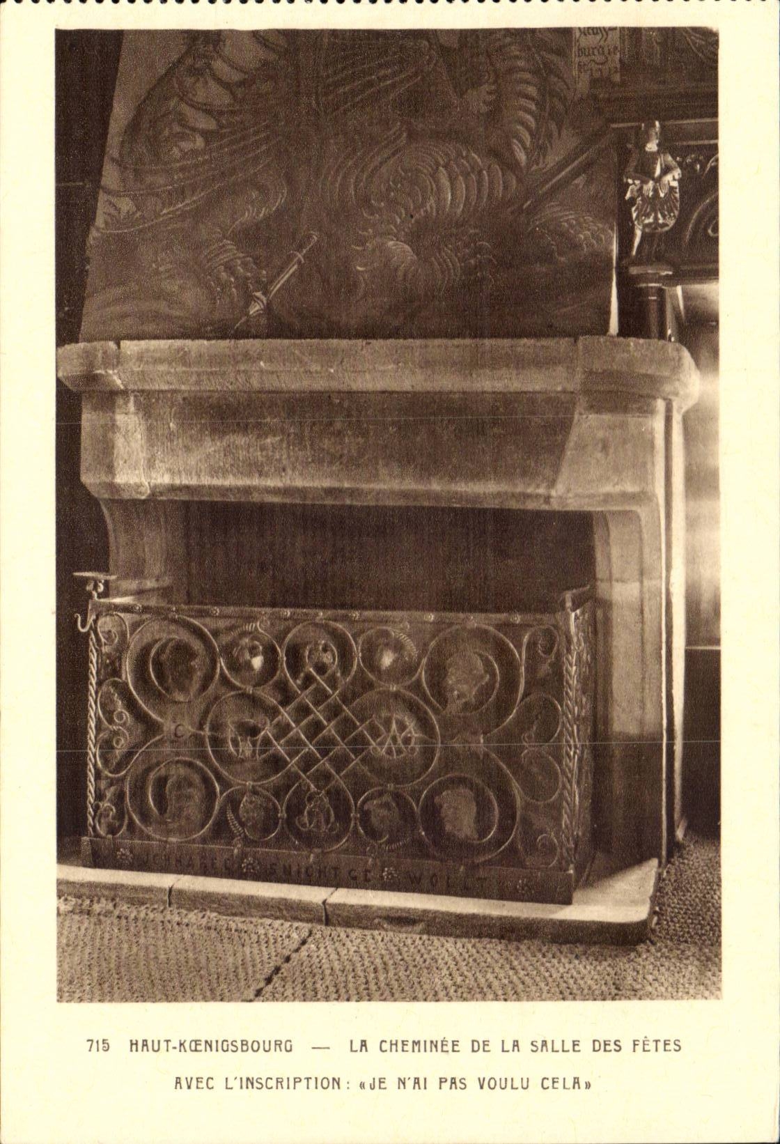 High Koenigsbourg CPA the chimney of the village hall