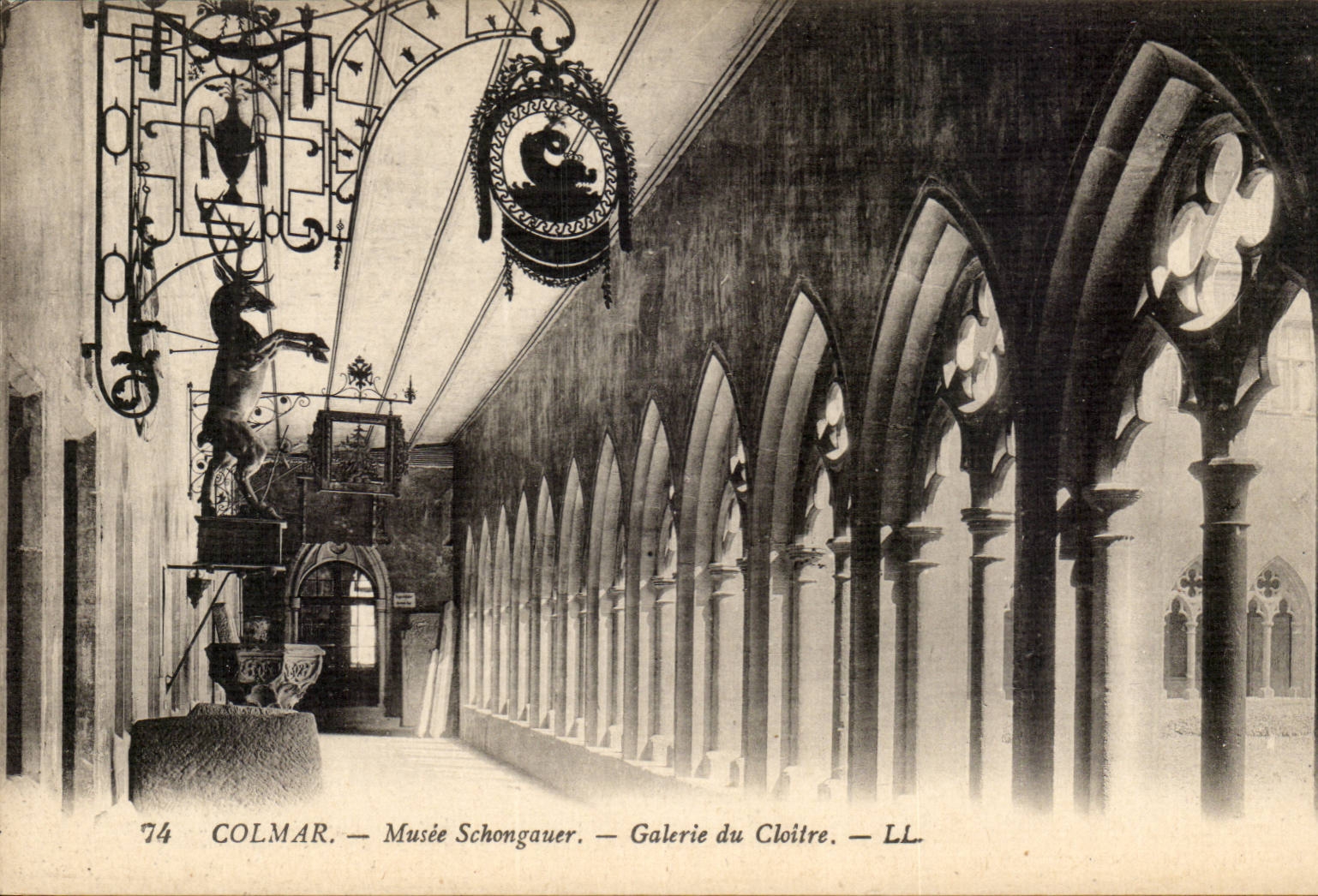 Colmar CPA Museum Schongauer Gallery of the cloister