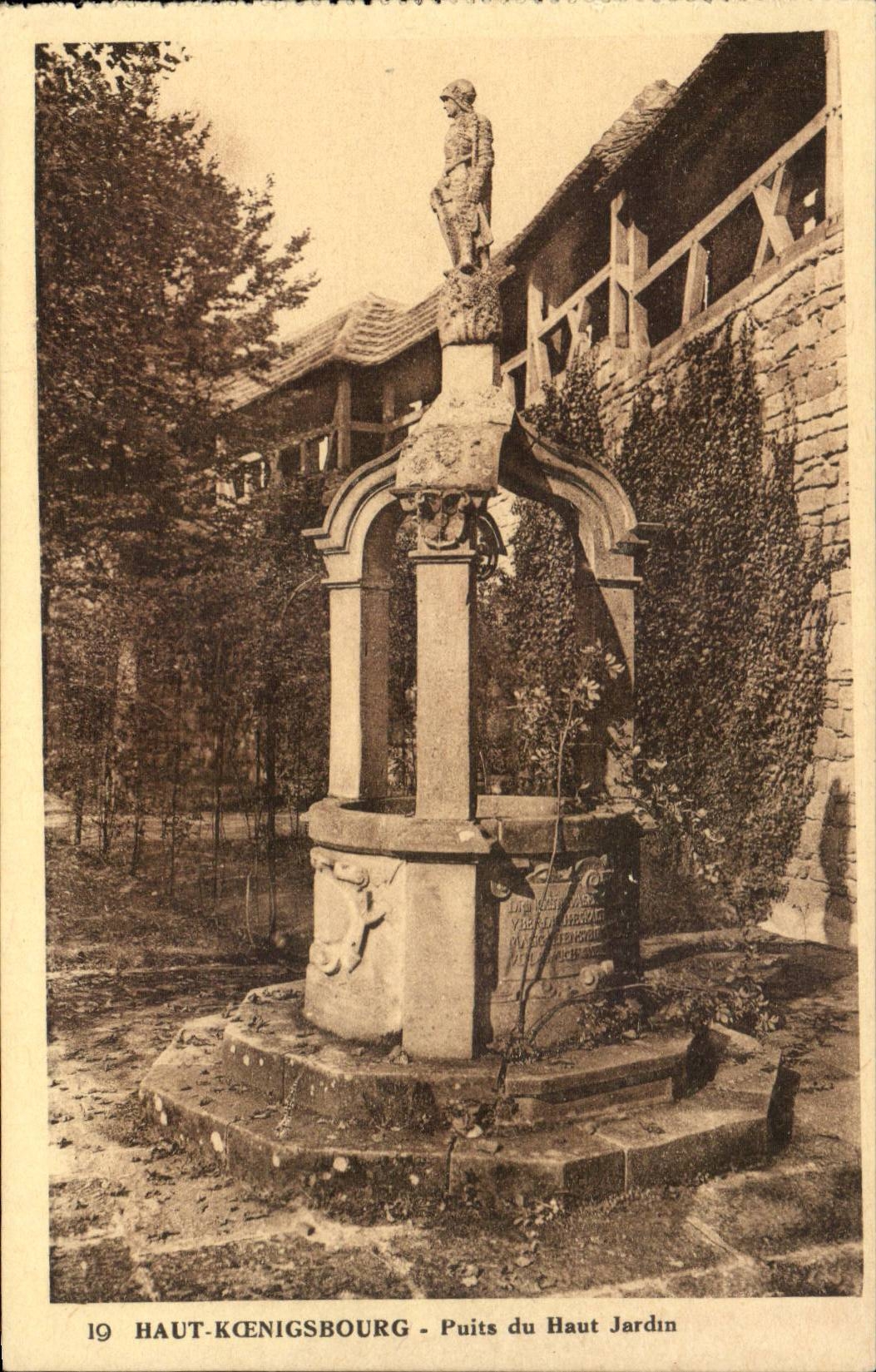 High koenigsbourg CPA Well of the high garden