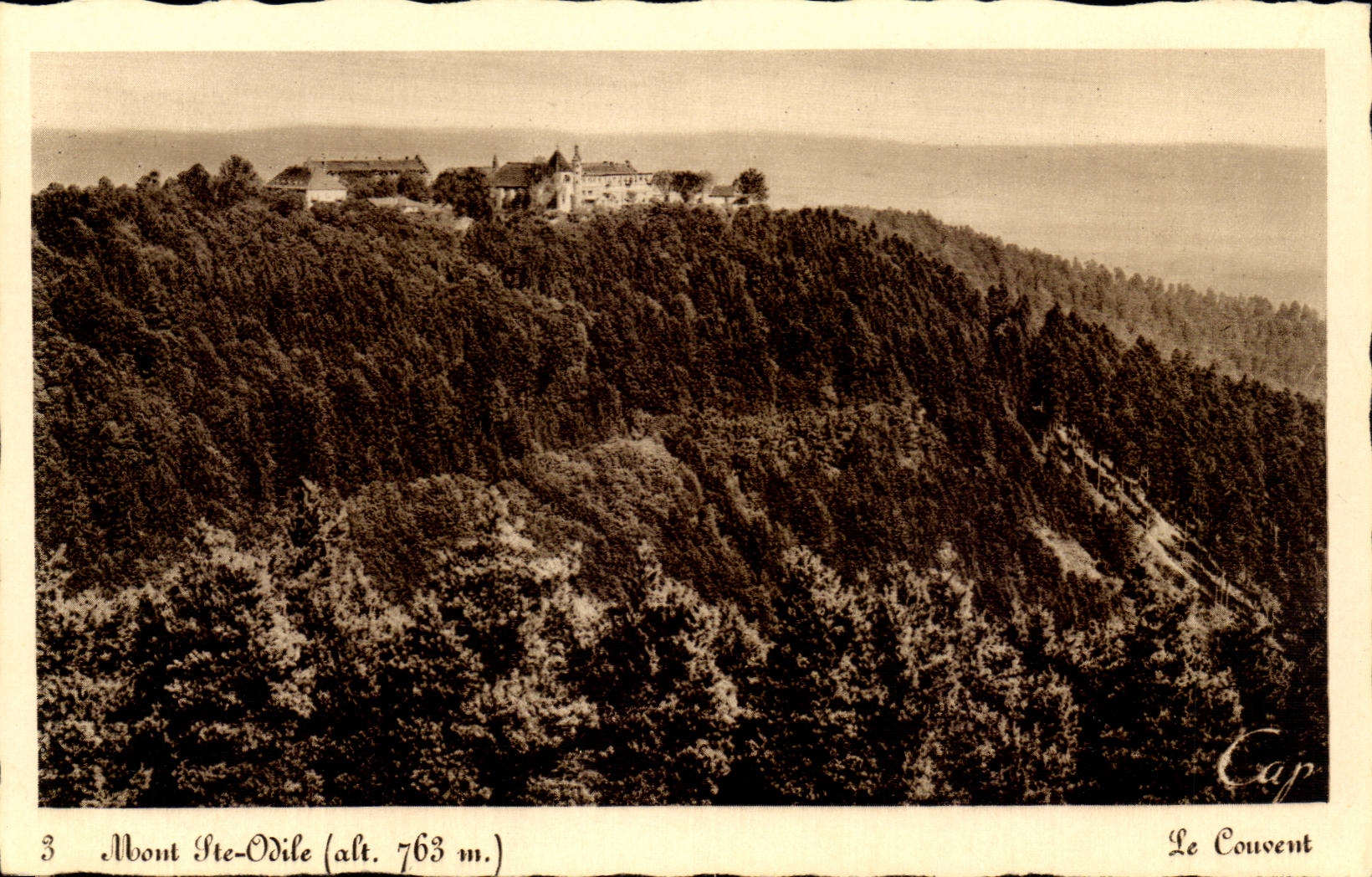 Mont Saint Odile CPA das Kloster