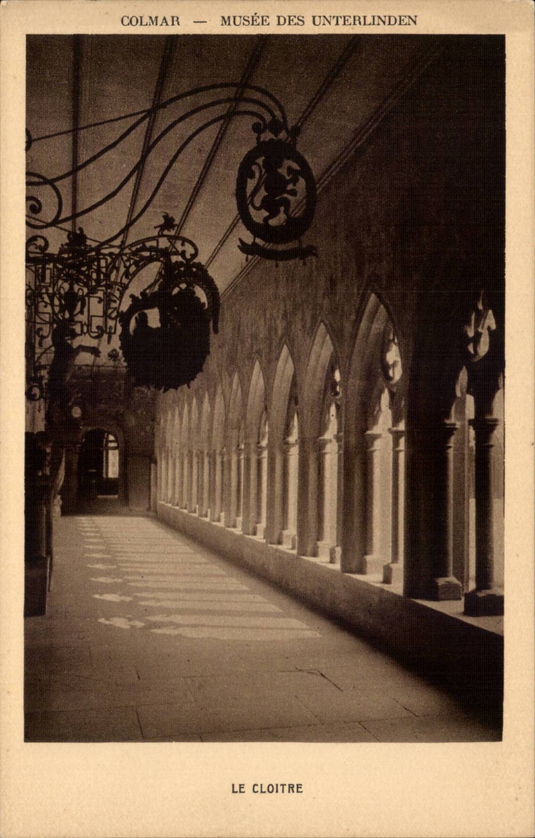 Museum Colmar-CPA von Unterlinden das Kloster