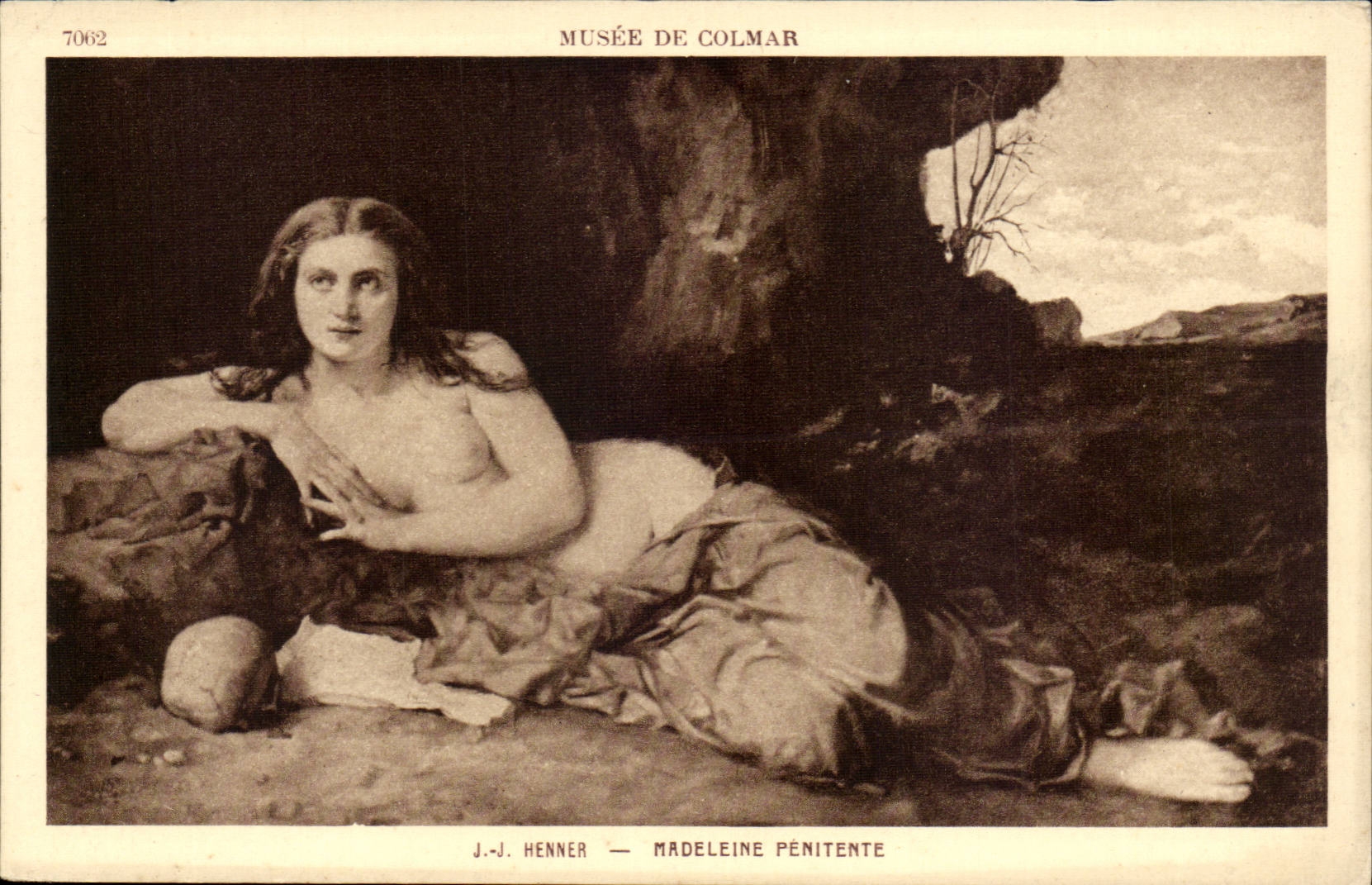 Colmar CPA penitent Madeleine Museum