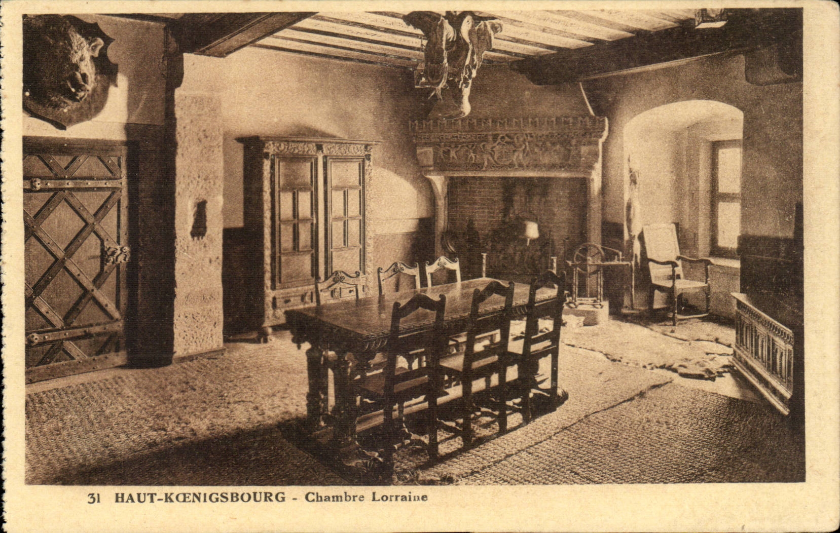 High koenigsbourg CPA Lorraine Room