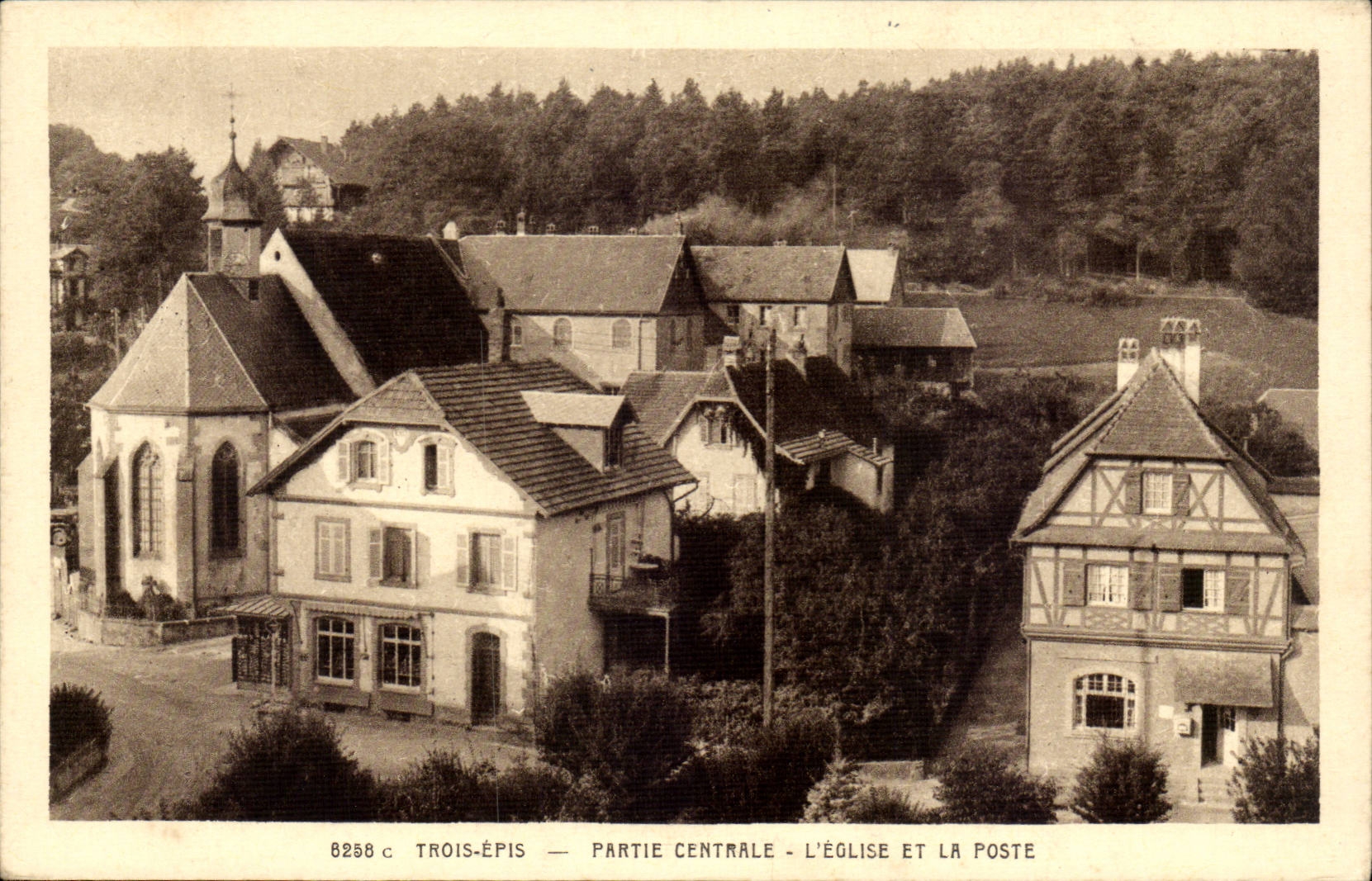 Three Ears CPA Central part the church and the Post office