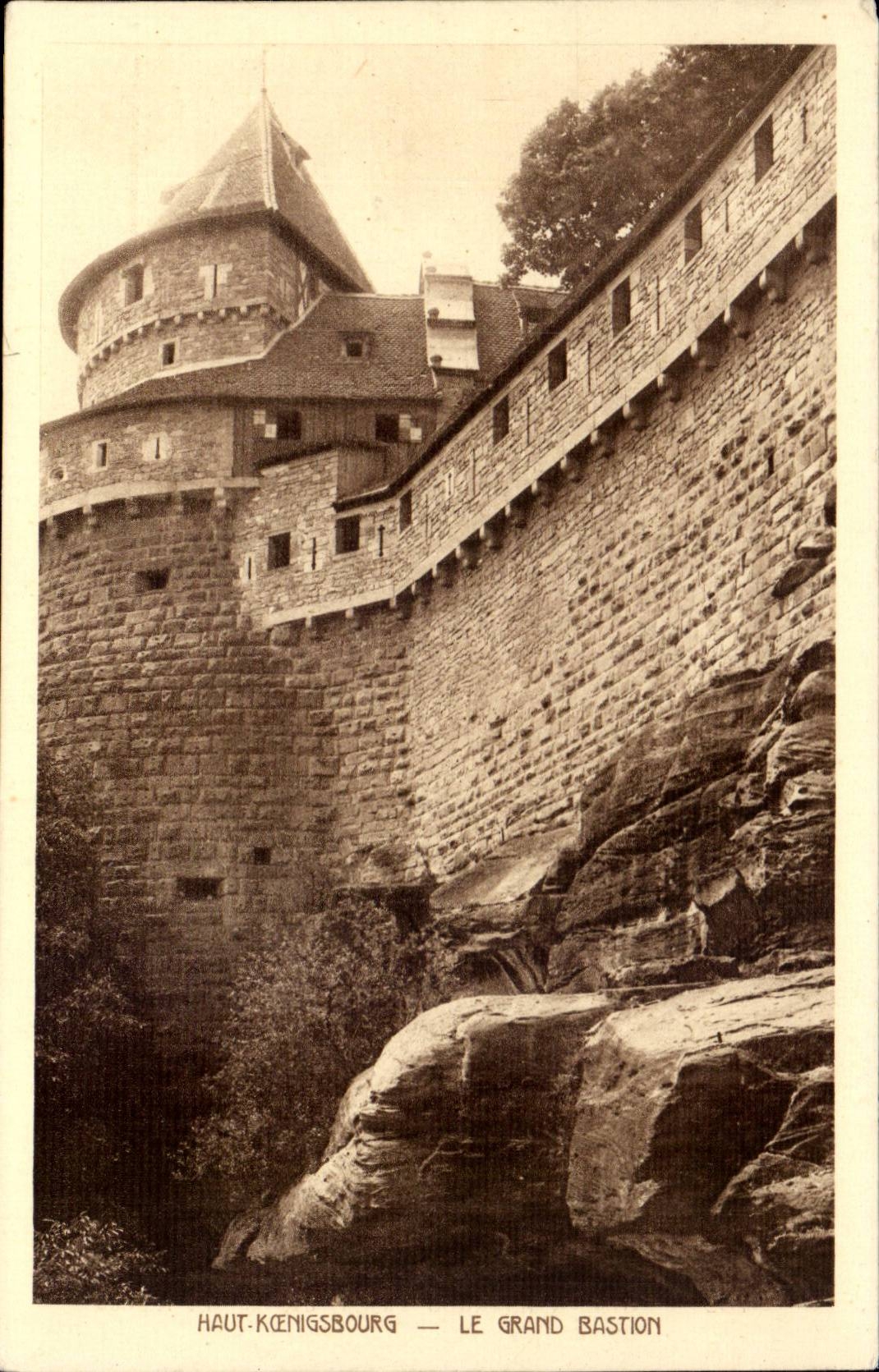 High koenigsbourg CPA the large bastion