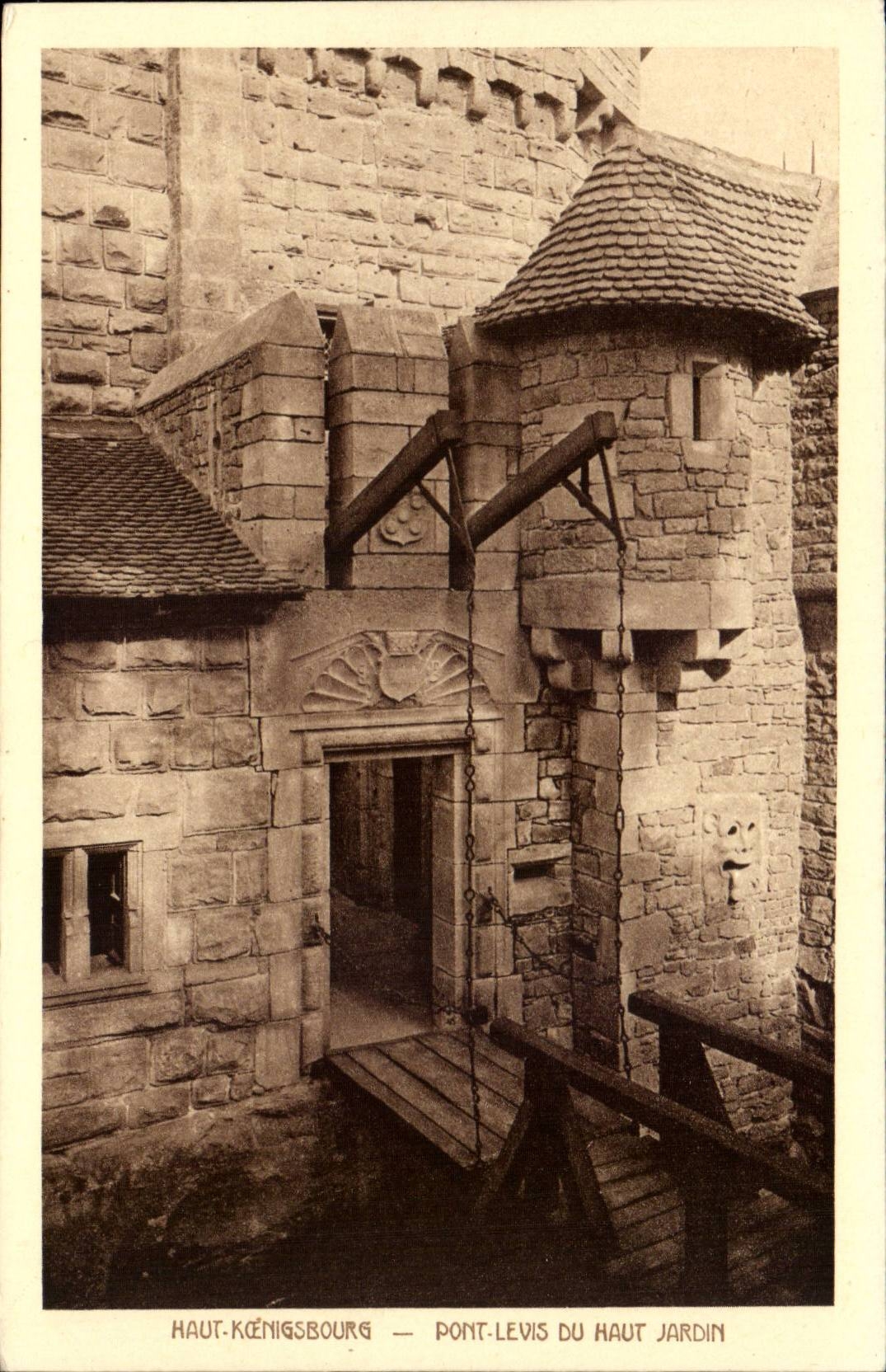 High koenigsbourg CPA Bridge levis of the high garden